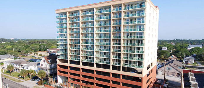 Exterior view of Malibu Pointe